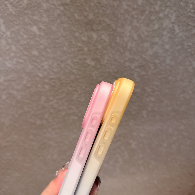 Gradient Jelly Phone Case For iPhone