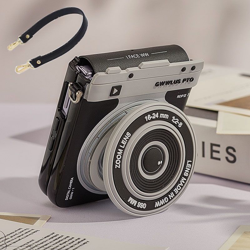 Creative Camera Phone Case For Samsung Z FLIP