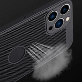 Heat Dissipation Mesh Phone Cover For iPhone