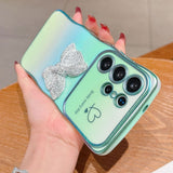 Rhinestone Bow Phone Case For Samsung