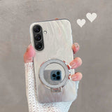 Bracket Mirror Bracelet Simple Phone Case For Samsung