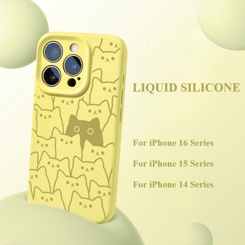 Liquid Silicone Phone Case For iPhone