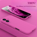 New Silicone Shockproof Thin Phone Case For iPhone