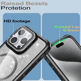 Lens Bracket Magnetic Phone Case For iPhone