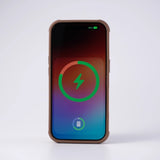 Large Window Magnetic Frosted Phone Case For iPhone