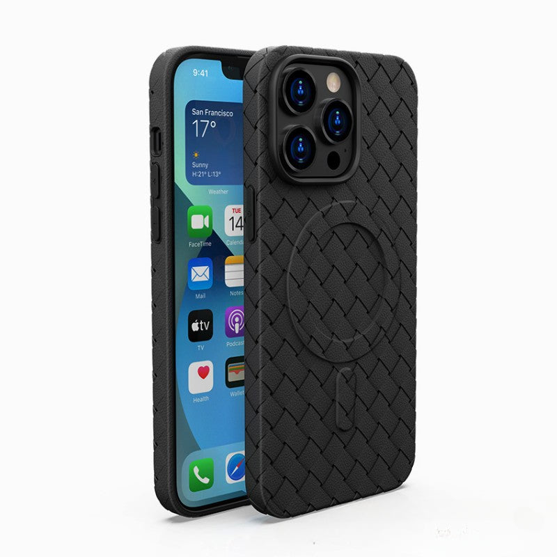 Woven Magnetic Phone Case For iPhone