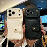 Card Holder Crossbody Phone Case For iPhone