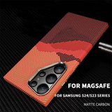 Luxury Matte Carbon Magnetic Slim Case For Samsung