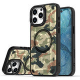 Lens Bracket Magnetic Phone Case For iPhone