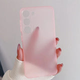 Ultra Thin Matte Armor Translucent Case For Samsung