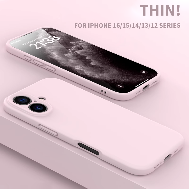 New Silicone Shockproof Thin Phone Case For iPhone