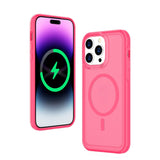 Wireless Charging Matte Hard Phone Case For iPhone