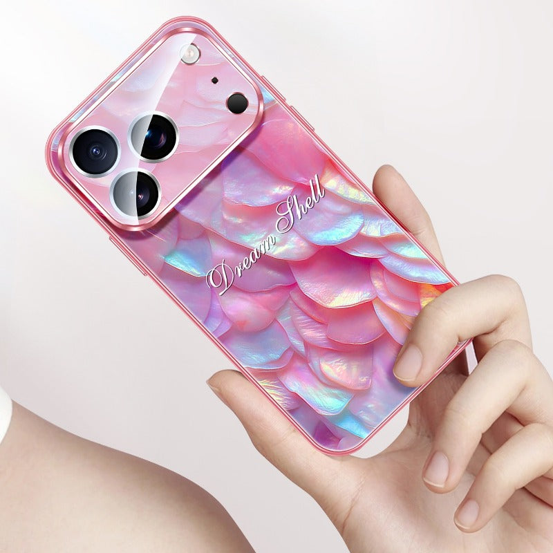 Electroplating Shell Pattern Phone Case For iPhone
