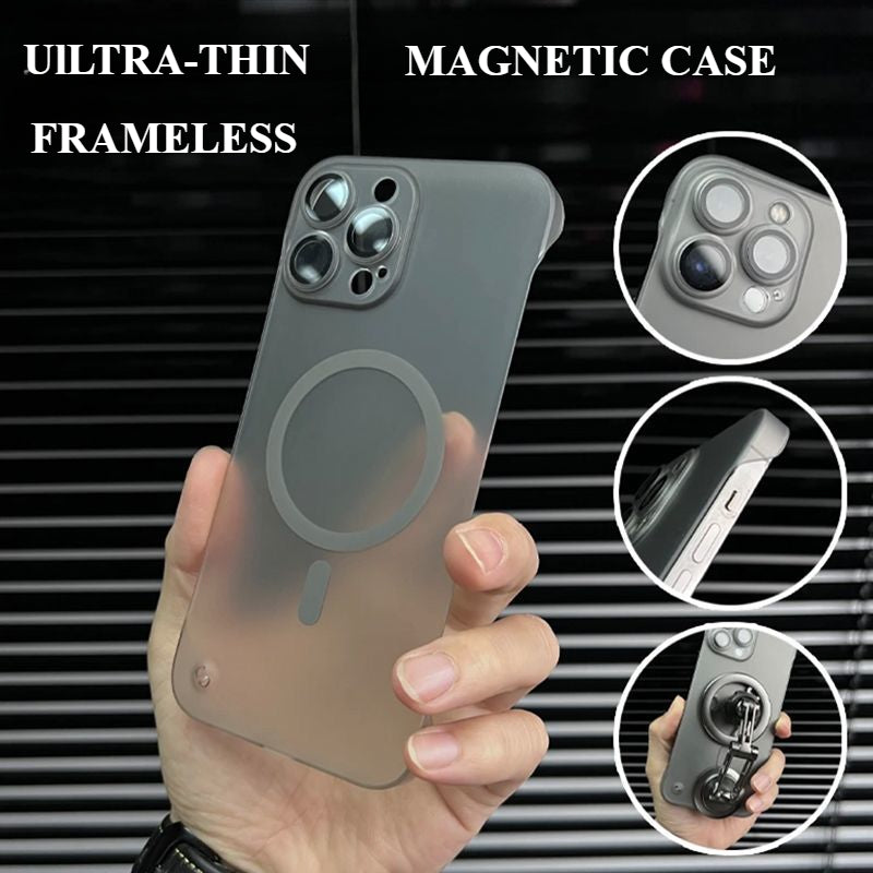 Ultra-thin Magnetic Frameless Phone Case For iPhone