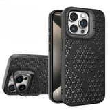 Cooling Grid Solid Color Anti-fall Case For iPhone