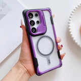 Luxury Magnetic Silicone Case For Samsung