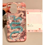 Snake Year Pink Phone Case For iPhone