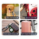 PU Leather Keychain Protective For Airtag Tracker