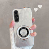 Bracket Mirror Bracelet Simple Phone Case For Samsung