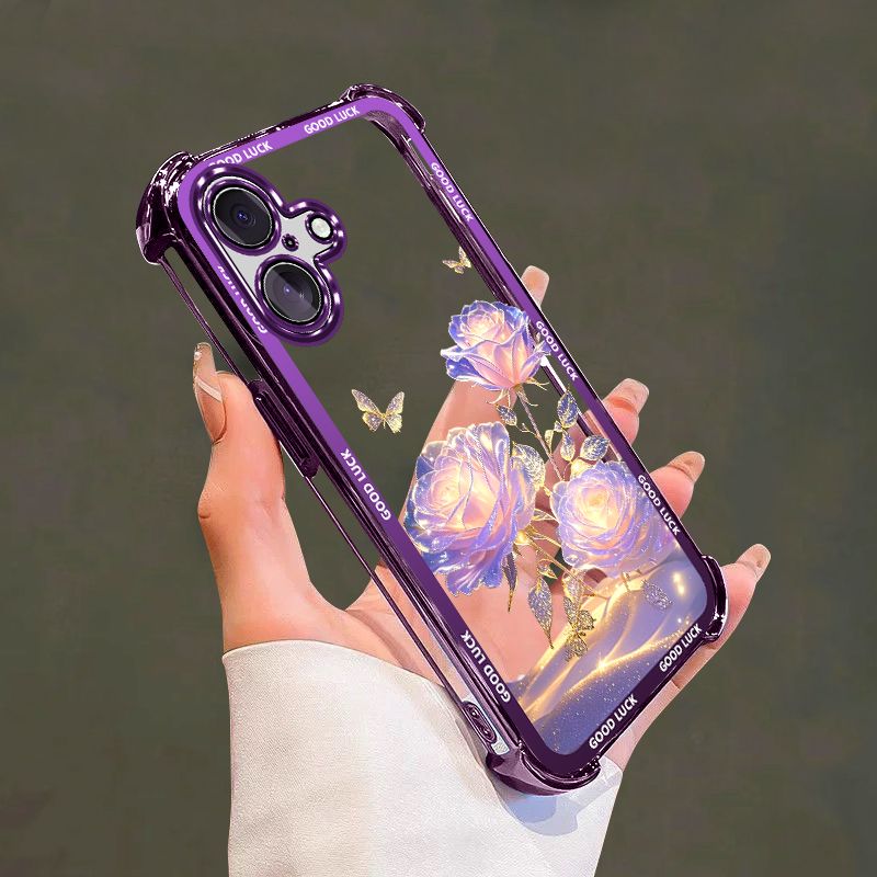 Electroplating Silicone Phone Case For iPhone