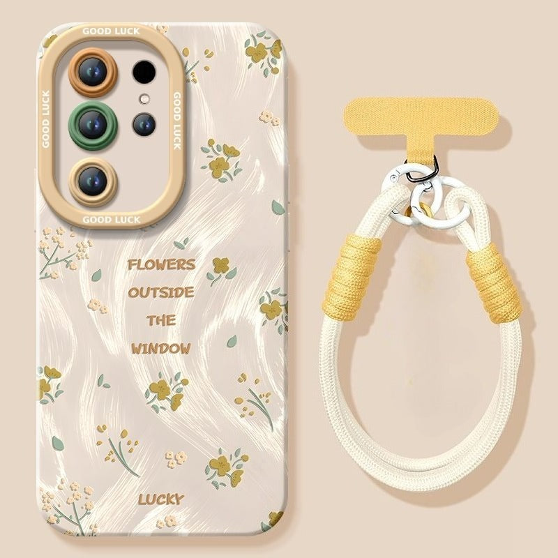 Floral Soft Phone Case For Samsung