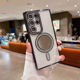 Glitter Magnetic Phone Case For Samsung