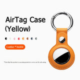 PU Leather Keychain Protective For Airtag Tracker