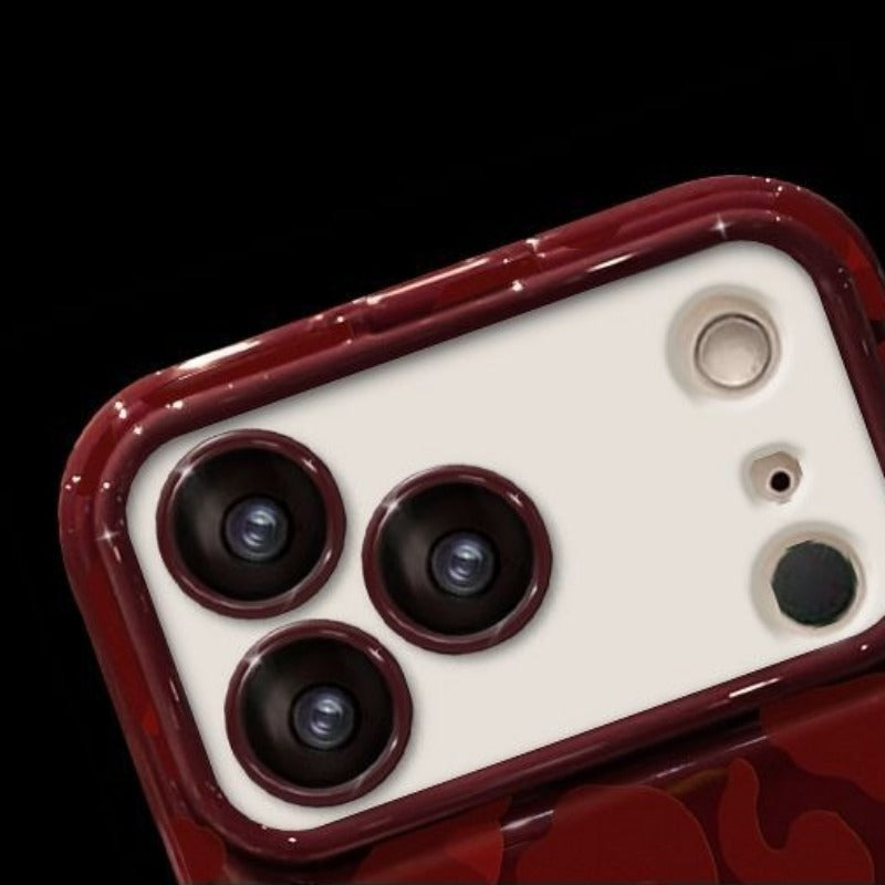 Red Lanyard Phone Case For iPhone