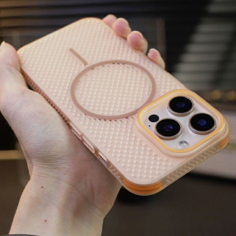 Mesh Magnetic Drop-Proof Phone Case For iPhone