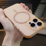 Mesh Magnetic Drop-Proof Phone Case For iPhone