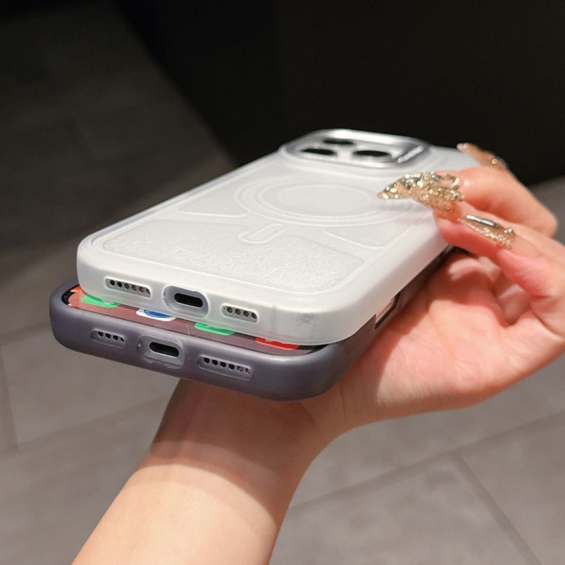 Solid Color Soft Transparent Phone Case For iPhone