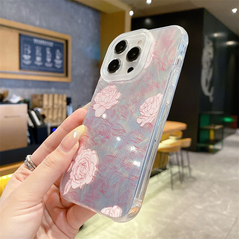 Rose Anti-fall Phone Case For iPhone