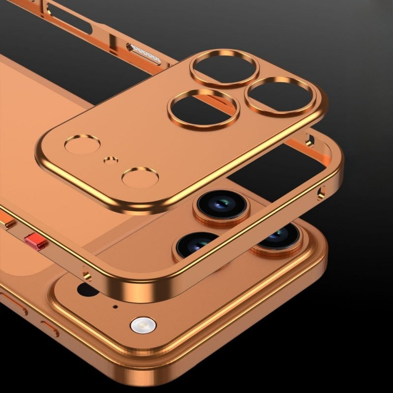 Ultra-thin Metal Frame Phone Case For iPhone