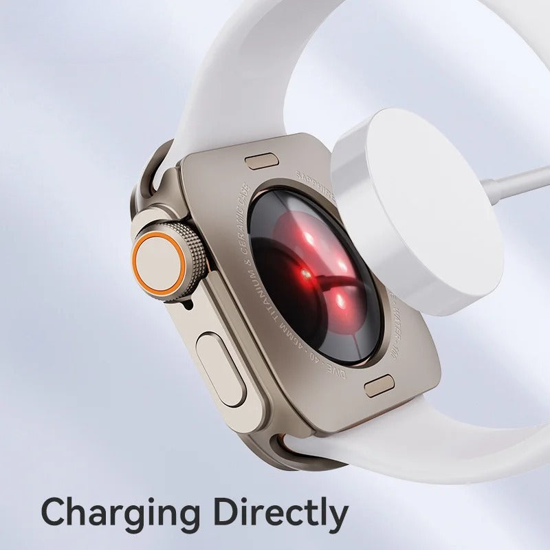 Metal Shell PC Back Cover For Apple Watch 49mm 46mm 45mm 44mm