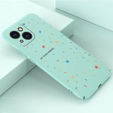 Fallen Flower Ultra-thin Shockproof Hard Phone Case For iPhone