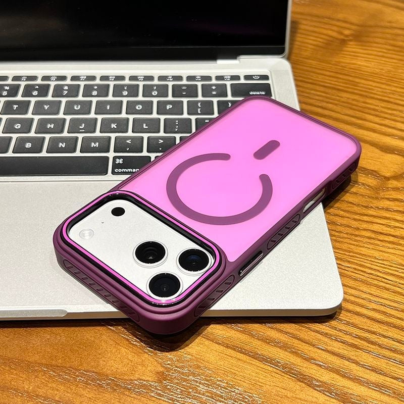 Frosted Magnetic Phone Case For iPhone