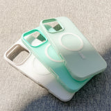 Solid Color Magnetic Anti-fall Mobile Phone Case For iPhone