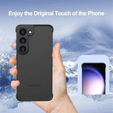 Built-in Camera Lens Protector Frameless Silicone Bumper Case For Samsung