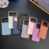 Frosted Hit Color Magnetic Soft TPU Phone Case For iPhone