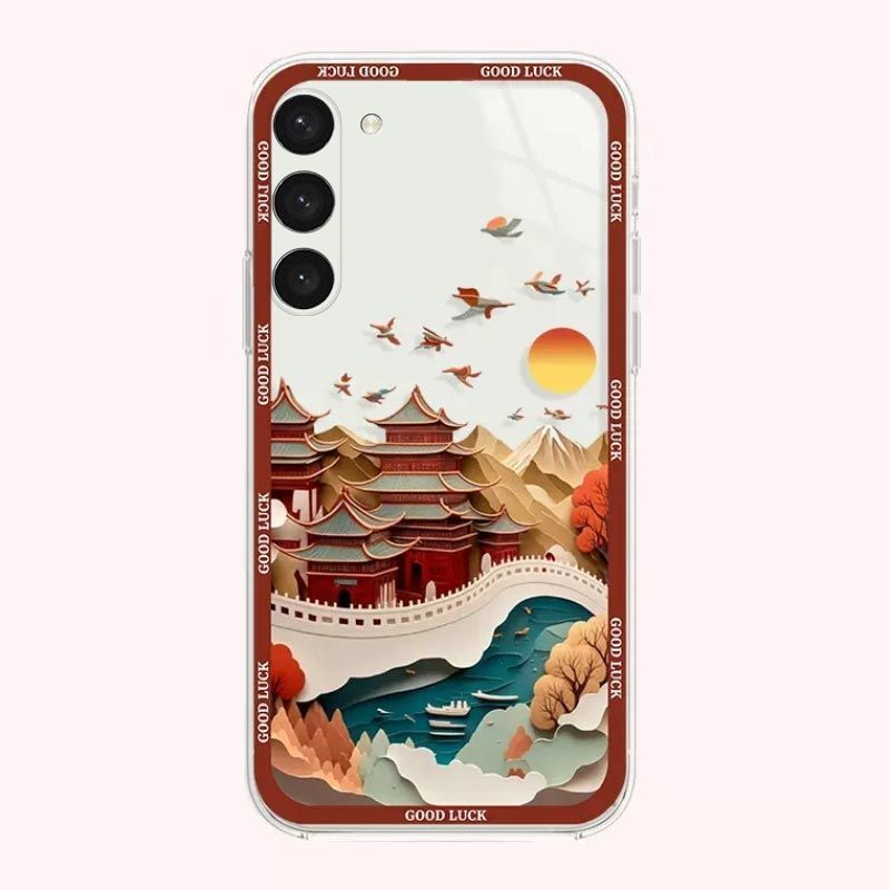 Fun Colorful Transparent Phone Case For Samsung