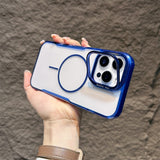 Thin Circle Magnetic Phone Case For iPhone