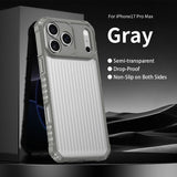 Vertical Striped Protective Phone Case For iPhone