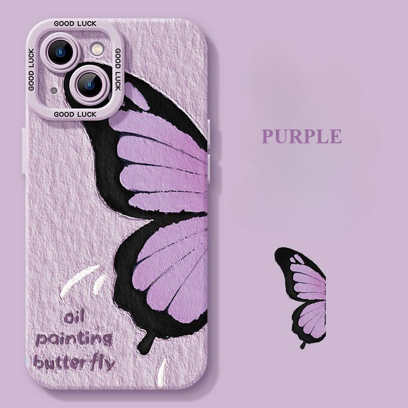 Butterfly Soft Phone Case For iPhone