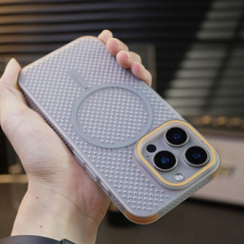 Mesh Magnetic Drop-Proof Phone Case For iPhone