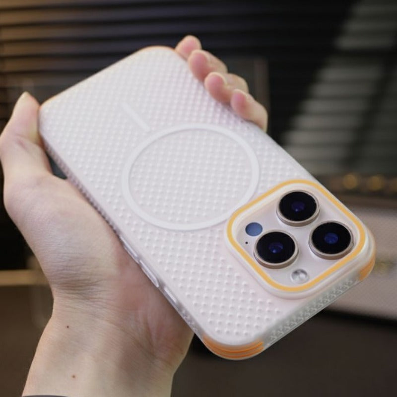 Mesh Magnetic Drop-Proof Phone Case For iPhone