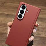 Solid Color Frosted Magnetic Phone Case For Samsung Z FOLD 7 6 5 4