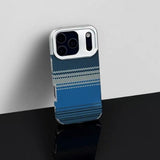 Plaid Electroplating Soft Phone Case For iPhone