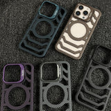 Ultra-thin Heat Dissipation Hidden Bracket Phone Case For iPhone