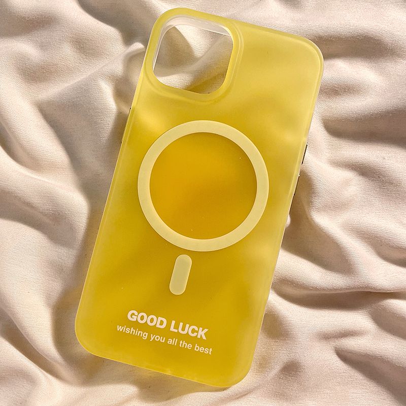 Solid Color Frosted Magnetic Phone Case For iPhone