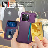 Magnetic Cards Solt Wallet Leather Case for iPhone